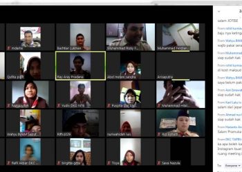 Kwarnas Membuka JOTI Special Edition dengan Aplikasi Zoom