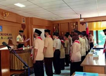KaKwarcab Sleman Melantik Pengurus Pusdiklatcab Sleman Masa Bakti 2020-2025