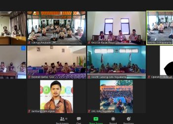 Silaturahmi Online Kwarda dan Kwarcab se-DIY Dalam Rangka Hari Pramuka ke-59