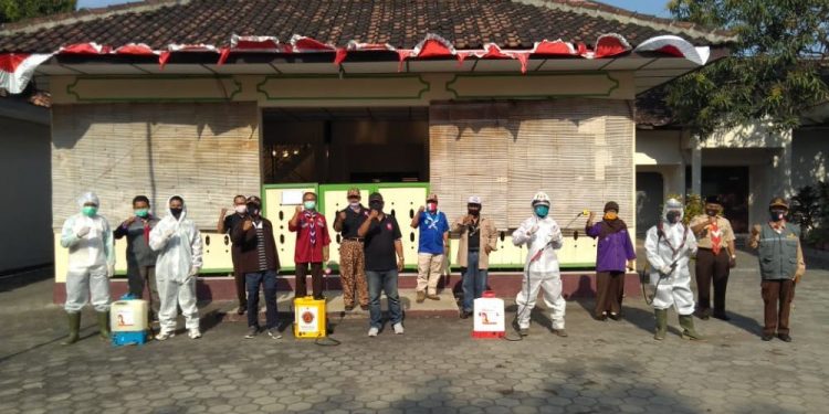 Kwarda DIY Bersama Kwarcab Kulon Progo Gelar Aksi Penanggulangan COVID-19 di Pasar Sentolo