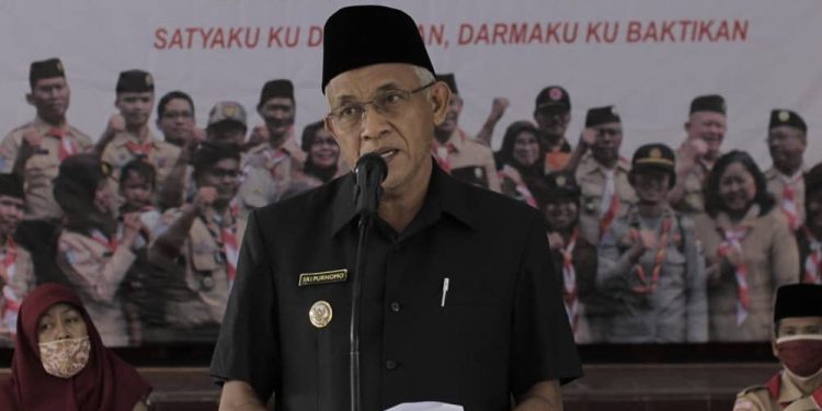 Peringatan Hari Pramuka ke-59 Kwarcab Sleman Diselenggarakan di Gedung Serbaguna Pemkab Sleman