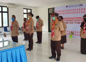 Kwarda DIY Ikuti Upacara Hari Pramuka ke-59 Secara Daring