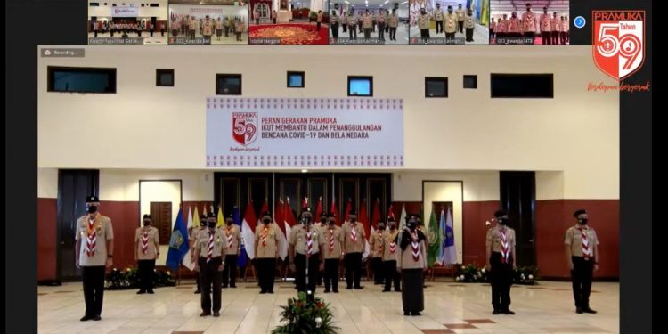 Inilah Beberapa Penghargaan yang Dianugerahkan saat Upacara Hari Pramuka ke-59 Tingkat Nasional