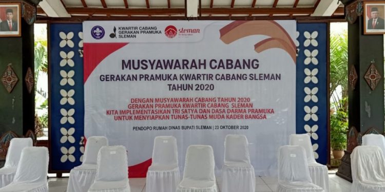 Kwarcab Sleman Gelar Muscab 2020 di Pendopo Rumah Dinas Bupati