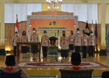 FOTO : Momen Pelantikan dan Pengukuhan Pengurus Kwarda dan LPK Gerakan Pramuka DIY