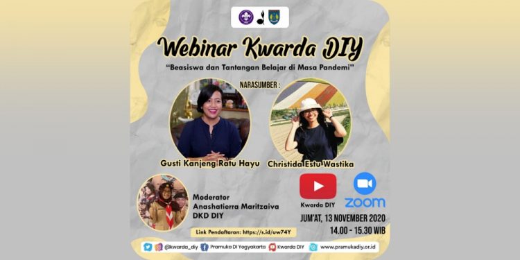 Webinar Series Kwarda DIY ~ Beasiswa dan Tantangan Belajar di Masa Pandemi