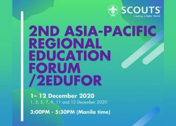 Inilah Jadwal 7 Sesi Webinar 2nd Asia-Pacific Regional Scout Education Forum (EduFor) 2020