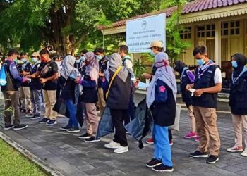 Jelang Natal dan Tahun Baru, Saka Pariwisata DIY Melaksanakan Giat Bakti di Area Malioboro