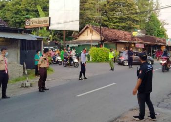 Pramuka Peduli Kwarcab Bantul Berpartisipasi dalam Pengamanan Natal 2020 di Gereja HKTY Ganjuran