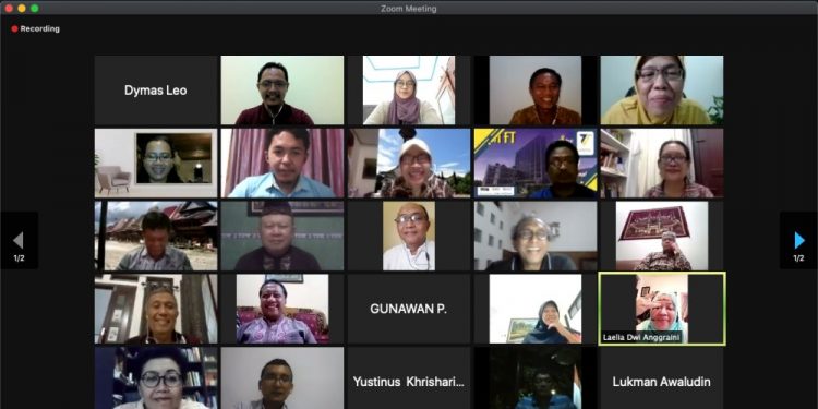 Rapat Pleno Perdana Andalan Daerah Kwarda DIY Diselenggarakan Secara Daring