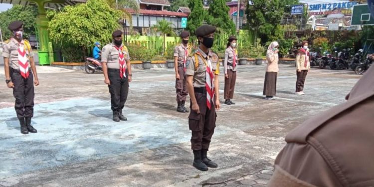 Pimpin Apel Kesiapsiagaan Merapi, Ketua Kwarran Pakem Tegaskan Dukungan SDM untuk Pos Utama Pramuka Peduli