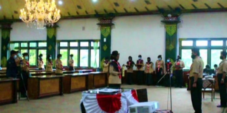 Ketua Kwarcab Kota Yogyakarta Melantik Pengurus DKC Masa Bakti 2020-2025, Begini Pesan-Pesannya
