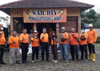 Pramuka Peduli Kwarda DIY Melaksanakan Sambang Pantau Mitigasi Siaga Merapi