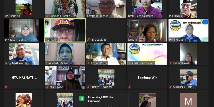 Kontingen Jambore Dunia dari Indonesia Selenggarakan Temu Kangen Online
