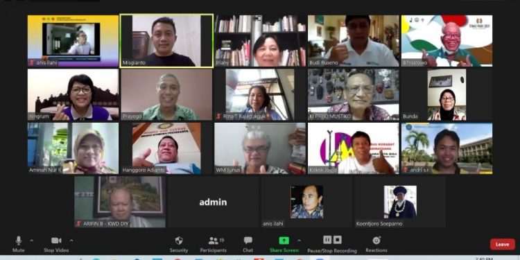Melalui Zoom, Panitia Terus Matangkan Persiapan Temu Kerabat Wiradhiratsaha 2021