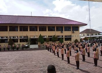 58 Anggota Baru Saka Bhayangkara Polres Kulon Progo Tahun 2021 Resmi Dilantik