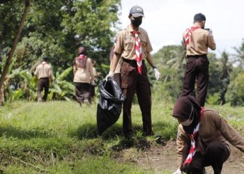 Saka Pariwisata dan Saka Kominfo Sleman Adakan Latihan Gabungan di Desa Wisata Dukuh