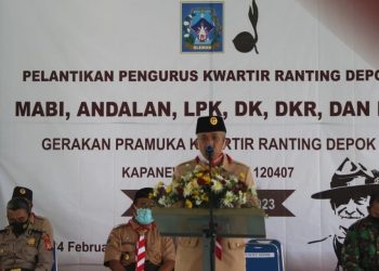Jajaran Pengurus Kwartir Rating Gerakan Pramuka Depok Dilantik Hari Ini