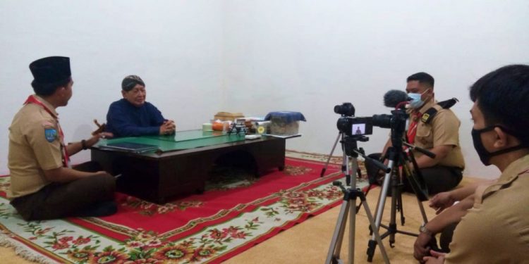 Sekilas Pembuatan Konten Budaya Tim Kwarda DIY di Kraton Ngayogyakarta bersama KPH Yudahadiningrat