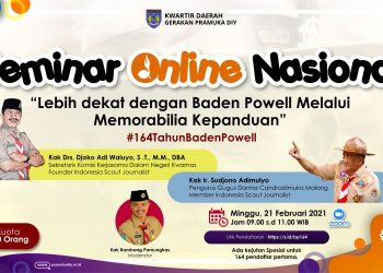 Ikuti Seminar Online Nasional Lebih Dekat dengan Baden Powell Melalui Memorabilia Kepanduan