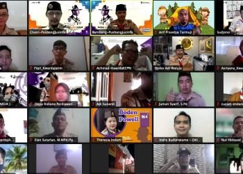 Seminar Online Nasional Hari Bapak Pandu Dunia ke-164 Kwarda DIY Diikuti Peserta dari Seluruh Indonesia
