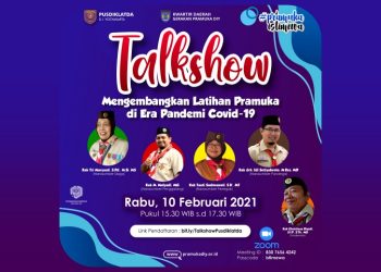 Ikuti Talkshow Mengembangkan Latihan Pramuka di Era Pandemi COVID-19 Persembahan Pusdiklatda DIY