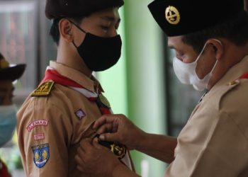 Ketua Kwartir Ranting Sleman Lantik Pengurus DKR Sleman Masa Bakti 2021-2024