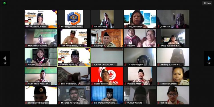 Lima Narasumber Paparkan Best Practice Membina Pramuka Di Masa Pandemi COVID-19 Golongan Penggalang