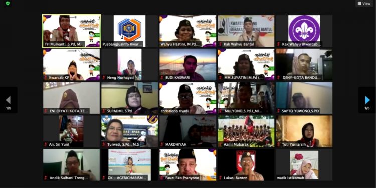 Hari Pertama, Workshop Best Practice Membina Pramuka di Masa Pandemi COVID-19 Diikuti Ratusan Peserta