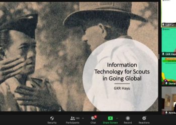 Menjadi Narasumber Webinar Hari Bapak Pramuka Indonesia ke-109, GKR Hayu Sampaikan Pentingnya Teknologi Informasi