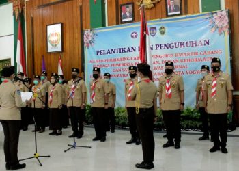 Jajaran Pengurus Kwarcab Kota Yogyakarta Masa Bakti 2020-2025 Resmi Dikukuhkan