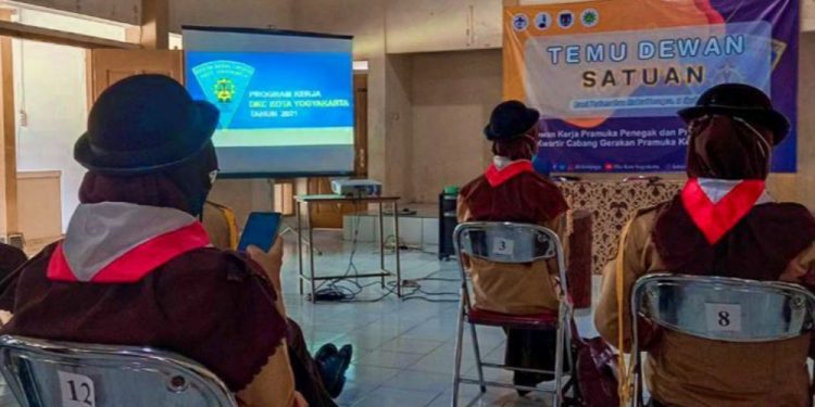 Perwakilan Gugusdepan se-Kwarcab Kota Yogyakarta Ikuti Temu Dewan Satuan
