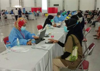 Jajaran Pengurus dan Staf Kwarda DIY Ikuti Vaksinasi