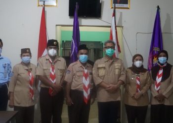 Kwarda DIY Lakukan Kunjungan Karya Bakti Lebaran Tahun 2021 di Kwarcab Kota Yogyakarta