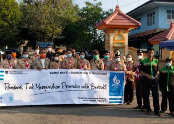 Kunjungan Karya Bakti Lebaran Tahun 2021 Kwarda DIY Berlanjut ke Pos Gading, Playen, dan Pos Induk Kwarcab Gunungkidul