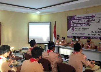 Rangkaian Karya Bakti Lebaran Tahun 2021 Kwarcab Gunungkidul Dibuka Hari Ini
