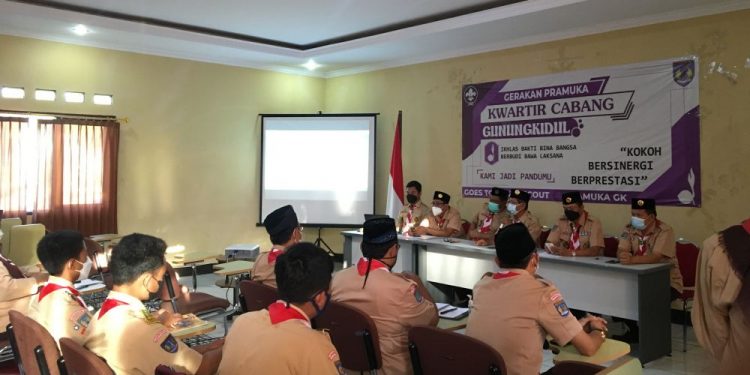Rangkaian Karya Bakti Lebaran Tahun 2021 Kwarcab Gunungkidul Dibuka Hari Ini