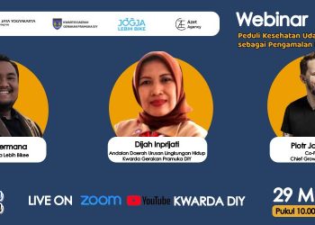 Kolaborasi dengan Jogja Lebih Bike dan Azetcy, Kwarda DIY Selenggarakan Webinar Peduli Kesehatan Udara