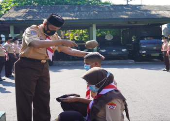 60 Anggota Saka Wira Kartika Kodim 0731/Kulon Progo Angkatan-13 Resmi Dilantik