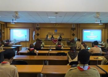 30 Perwakilan Ikuti Temu Teknis Dianpisat Saka Kwarcab Sleman Tahun 2021