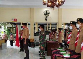 Jajaran Pengurus Kwartir Ranting Mantrijeron Masa Bakti 2021-2024 Dikukuhkan