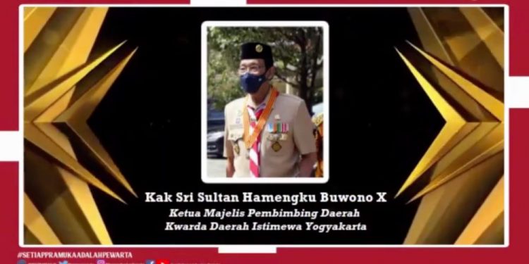 Ka Mabida DIY Mendapat Penghargaan Khusus pada Malam Apresiasi 60 Tahun Gerakan Pramuka