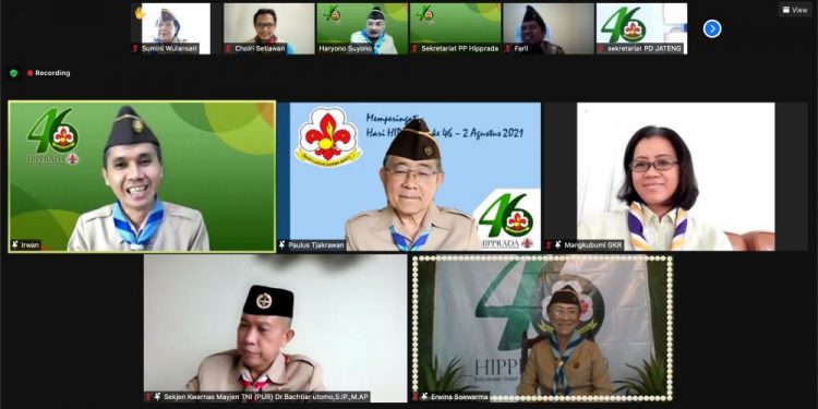 Hadiri Peringatan Hari HIPPRADA ke-46, Kak GKR Mangkubumi Mengajak untuk Mengembalikan Kejayaan Pramuka di Kancah Internasional