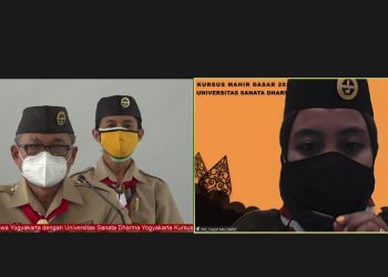 Kak Sri Budoyo Membuka Secara Resmi KMD Prodi PGSD Universitas Sanata Dharma Tahun 2021