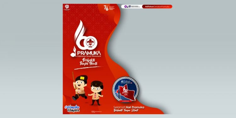 Semarakkan Peringatan Hari Pramuka ke-60 dengan Twibbon Istimewa Ini