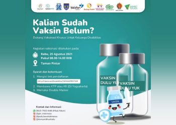 Kwarda DIY dengan Beberapa Mitra Agendakan Vaksinasi COVID-19 untuk Penyandang Disabilitas