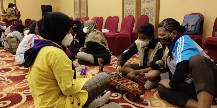 Seru ! Peserta Pertemuan Nasional Pramuka Berkebutuhan Khusus 2021 Diajak Belajar Sambil Bermain