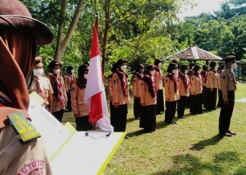 Sebelum Dilantik, Calon Anggota Saka Kalpataru Sleman Ikuti Pendidikan Dasar dengan Berbagai Materi Khusus