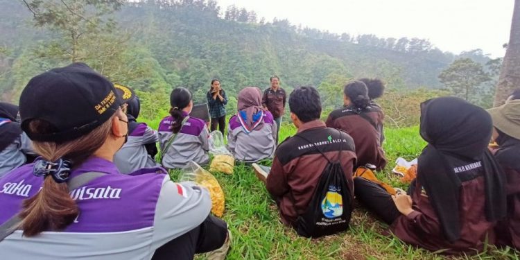 Saka Pariwisata dan Wana Bakti Sleman Selenggarakan Latihan Gabungan di Ekowisata Kalitalang