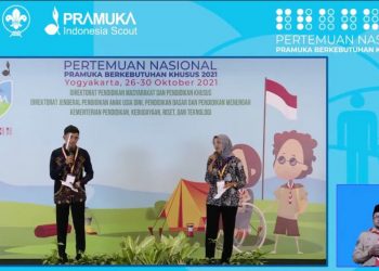 Inilah Enam Penampilan Spektakuler pada Malam Kebudayaan Kedua, Pertemuan Nasional Pramuka Berkebutuhan Khusus 2021